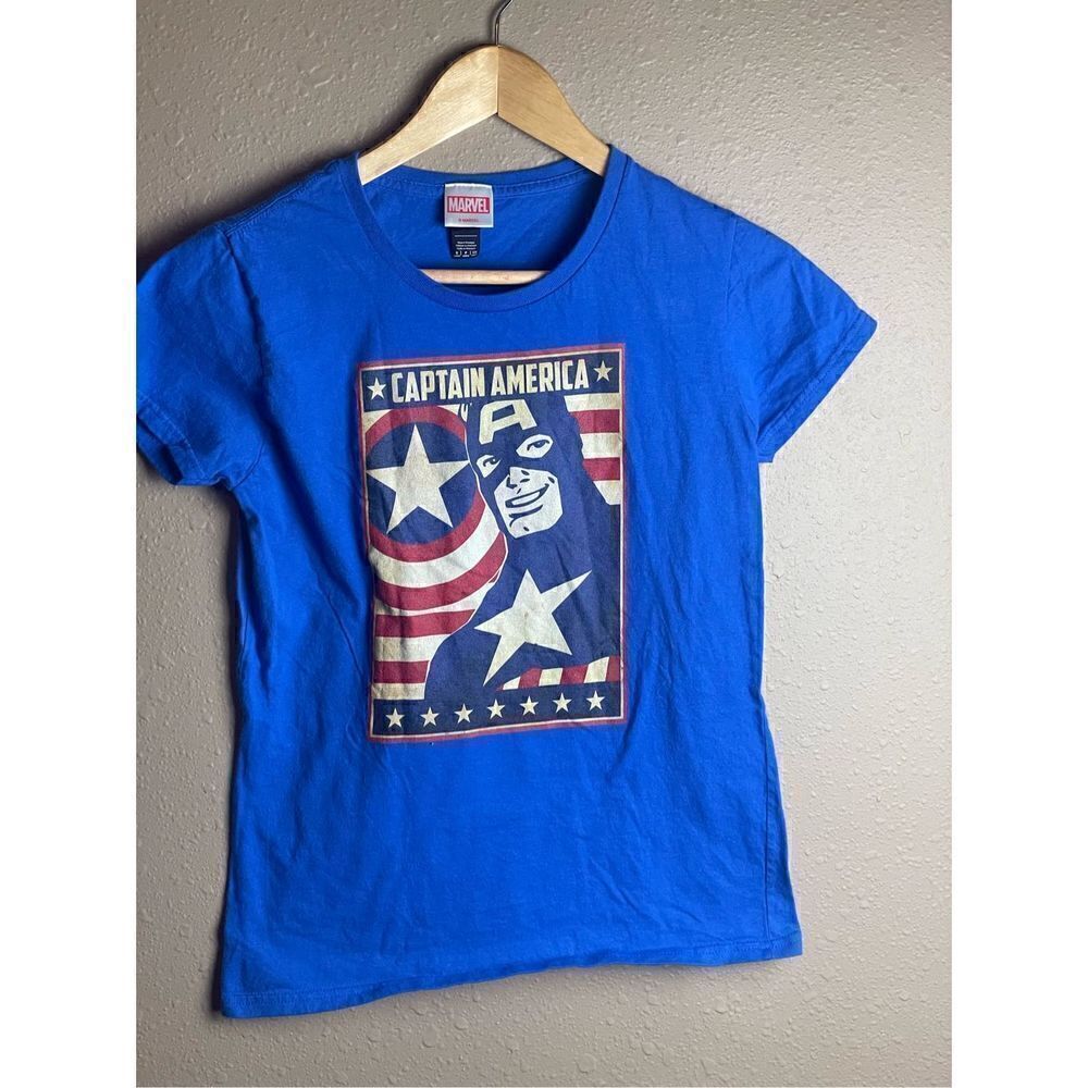 Captain America Retro Look Marvel T Shirt Women’s Small